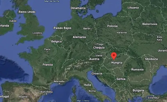 budapest hungria mapa