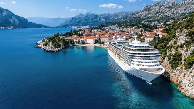 Crucero en puerto de Kotor